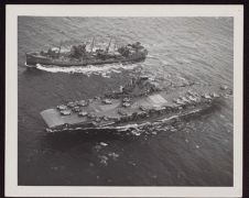 HMS Victorious and USS Cimarron (AO-22)