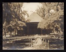 outdoor theater, Hawaii. creator: Fields, Milton P.