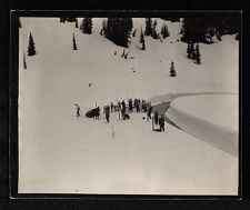 USS Saratoga crew on a ski trip