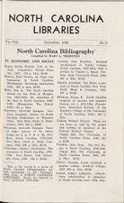 North Carolina Libraries, Vol. 8,  no. 3