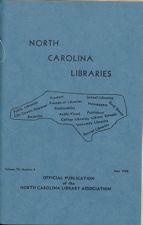 North Carolina Libraries, Vol. 10,  no. 4