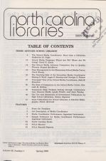 North Carolina Libraries, Vol. 46,  no. 1