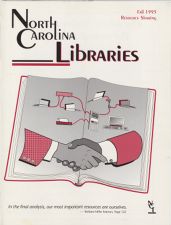 North Carolina Libraries, Vol. 53,  no. 3