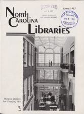 North Carolina Libraries, Vol. 55,  no. 2