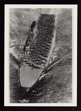 Ship air craft carrier. USS Lexington (?) ca. 1940 