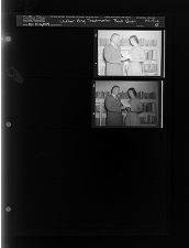 Luther King Toastmaster book given (2 Negatives) October 14-16, 1959 [Sleeve 38, Folder a, Box 19]