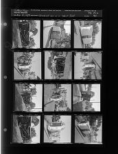 Wrecked car in a peanut field (12 Negatives (October 17, 1959) [Sleeve 44, Folder a, Box 19]
