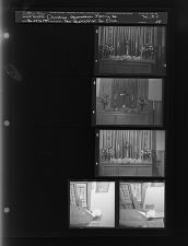 Christmas decorations-Manning Ad; New Psychiatrist for Clinic (5 Negatives) November 24-26, 1959 [Sleeve 34, Folder c, Box 19]