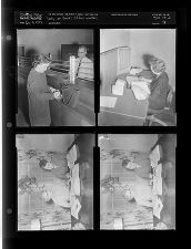 Lady at Bank; Office worker (4 Negatives (December 2, 1959) [Sleeve 9, Folder d, Box 19]
