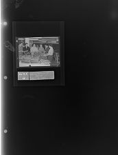 Women looking at fabric; (1 Negative (December 10, 1959) [Sleeve 33, Folder d, Box 19]