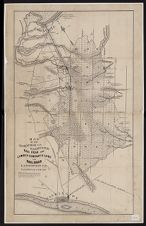 Map of the Jamesville and Washington Rail Road and Lumber Company's Land and Rail Road