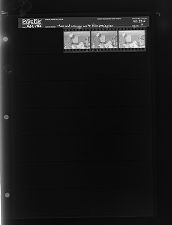 Man and Woman with film projector (3 Negatives) (February 3, 1966) [Sleeve 9, Folder b, Box 39]