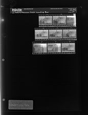 People boarding bus (9 Negatives), February 8-10, 1966 [Sleeve 29, Folder b, Box 39]