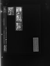 Man and Woman in Office (4 Negatives), February 11-14, 1966 [Sleeve 34, Folder b, Box 39]