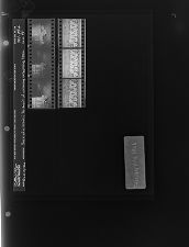 Back of a train; Portraits of winning wrestling team (6 Negatives), February 11-14, 1966 [Sleeve 45, Folder b, Box 39]