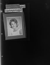 Reproduced portrait of bride from Don Wilkerson Wedding (1 Negative), February 17-21, 1966 [Sleeve 62, Folder b, Box 39]