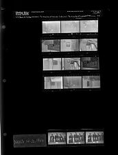 Portraits of house interior; Portraits of a group of men (15 Negatives), March 19-20, 1966 [Sleeve 75, Folder c, Box 39]