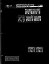 Women Decorating a tree; Men watching Ayden baseball player sign something (7 Negatives), April 6-8, 1966 [Sleeve 14, Folder d, Box 39]