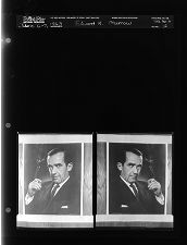 Edward R. Murrow (2 Negatives), June 6-7, 1963 [Sleeve 12, Folder a, Box 30]