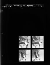 Curbing on Street (4 Negatives) (July 4, 1963) [Sleeve 8, Folder b, Box 30]