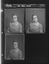 Mrs. Ellen Carroll (3 Negatives), July 11-12, 1963 [Sleeve 19, Folder b, Box 30]