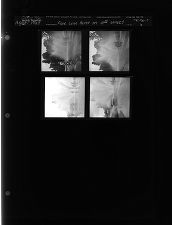 Pipe line burst on 10th Street (4 Negatives) (August 1, 1963) [Sleeve 6, Folder c, Box 30]