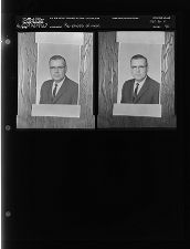 Re-photo of man (2 Negatives) (August 14, 1963) [Sleeve 40, Folder c, Box 30]