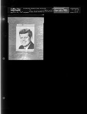 President Kennedy Polaroid (1 Negative) (November 22, 1963) [Sleeve 66, Folder a, Box 31]