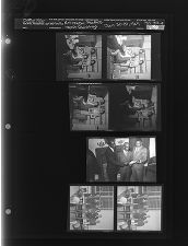 Greenville Art Center Receives Thrift Paintings (7 Negatives), January 30-31, 1964 [Sleeve 90, Folder a, Box 32]