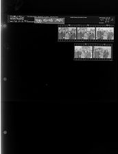 Unknown group of people (5 Negatives), February 15-18, 1964 [Sleeve 57, Folder b, Box 32]