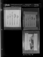 Silverware advertisement; Stafford Olds Ad (3 Negatives) (May 12, 1964) [Sleeve 54, Folder a, Box 33]
