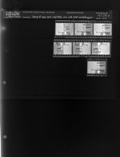Group of men standing by crop field, one with post hole digger (7 Negatives), May 25-26, 1964 [Sleeve 110, Folder a, Box 33]