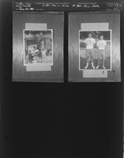 Re-photo of ECC man in band; Re-photo of boys in North Carolina Boy's State (2 Negatives) (June 23, 1964) [Sleeve 65, Folder b, Box 33]