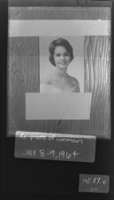 Re-photo of woman (1 Negative), July 8-9, 1964 [Sleeve 20, Folder c, Box 33]