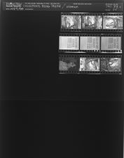 Fingerprints being taken; Woman (9 Negatives), July 8-9, 1964 [Sleeve 24, Folder c, Box 33]