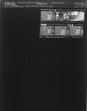 Sgt. Leslie holding trophy; Man in car (6 Negatives), July 29-31, 1964 [Sleeve 72, Folder c, Box 33]