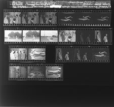 Group of men standing; Boys home baseball game; Spotlight on US264 - US11; ECC Summer Theatre; Methodist district meet (20 Negatives), August 12-13, 1964 [Sleeve 26, Folder d, Box 33]