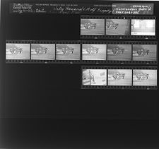 Wally Howard and golf trophy; Miscellaneous photo of chair and floor (12 Negatives), August 21-22, 1964 [Sleeve 59, Folder d, Box 33]