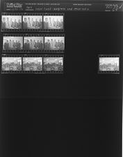 Police Chief Langston and other men (10 Negatives), August 24-25, 1964 [Sleeve 68, Folder d, Box 33]