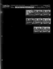 Man and Woman with Double Cross; Man Signing Paper (2 Negatives), October 3 - 5, 1964 [Sleeve 14, Folder b, Box 34]