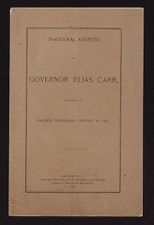 Biennial Message of Thomas M. Holt, Governor of North Carolina, to the General Assembly Session of 1893, published by Josephus Daniels and the Presses of Edwards &amp; Broughton, Raleigh, N.C. (1893). 1 item. 37 p.