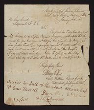 Letter from Freedmen's Bureau to Enos Harrell