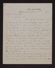 Letter from William R. Lane to W. T. Dortch