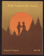 Walk Toward the Sunset souvenir program