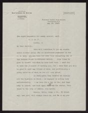 Letter to Sir Henry Dalziel from L. J. Poisson