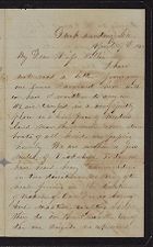 Letter from  Andrew St. John to his wife Nellie 