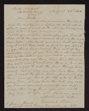 Correspondence, 1820-1897, n.d.