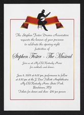 Stephen Foster Story invitation