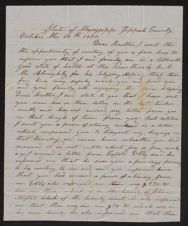 Letter from Turner Ward to Gideon Ward