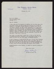 Letter from William N. Curry Jr. to Waldemar E. Debnam